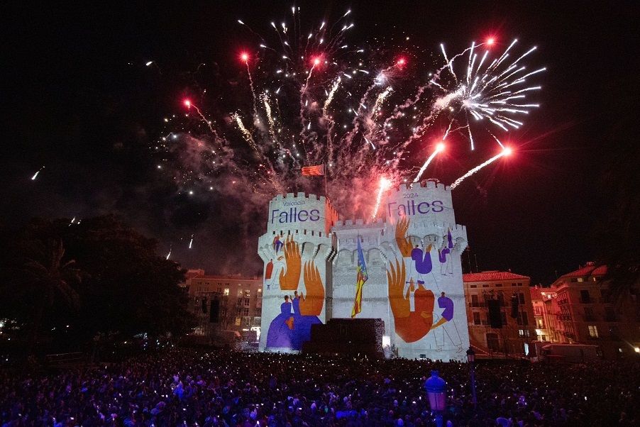 Directo Crida 2026: sigue en vivo el gran acto de las Torres de Serranos que da inicio a las Fallas