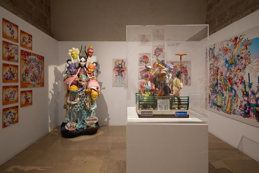 Una gran exposición gratuita rinde homenaje al diseñador de la falla infantil municipal de 2026