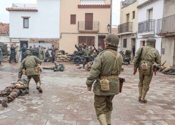 La villa medieval de Culla acoge una completa recreación histórica de la Segunda Guerra mundial