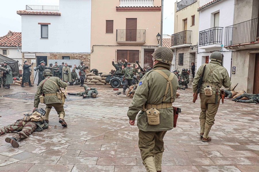 La villa medieval de Culla acoge una completa recreación histórica de la Segunda Guerra mundial