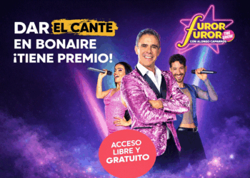 Furor vuelve este sábado a Bonaire con Alonso Caparrós: habrá karaoke, coreografías y retos musicales