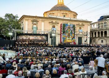 Valencia celebra este próximo lunes el concierto de la Ronda a la Mare de Déu en la plaza de la Virgen