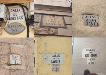 La historia de los azulejos de las manzanas que aún sobreviven en las fachadas de Valencia