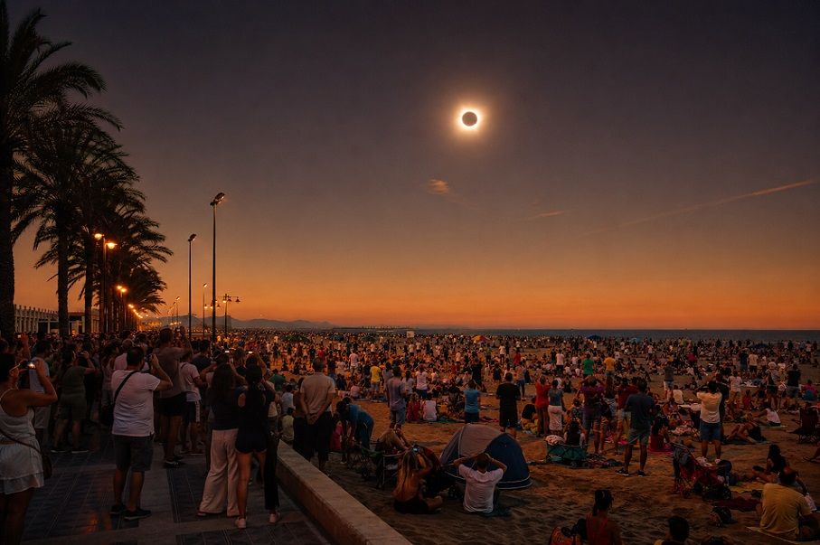 La ciudad de Valencia se prepara para el eclipse total de sol del 12 de agosto: guía completa con recomendaciones