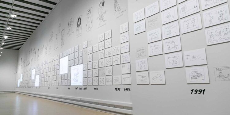 Cullera acoge la gran exposición gratuita de Ortifus, un recorrido por cuatro décadas de humor gráfico valenciano