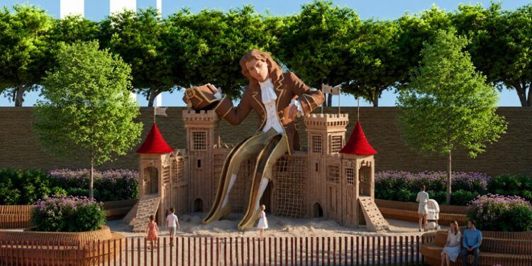 Valencia tendrá un nuevo Gulliver en el Jardín del Turia: una escultura de 8,3 metros protagonizará un futuro parque infantil