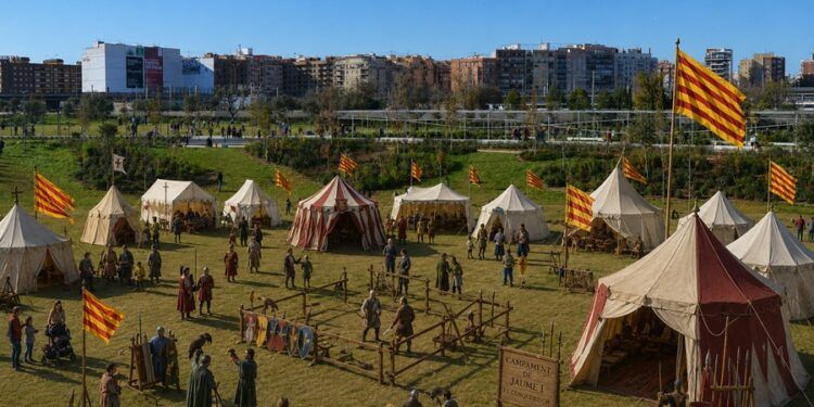 Valencia celebrará el 750 aniversario de Jaume I con un gran campamento medieval, conciertos, exposiciones y recreaciones históricas