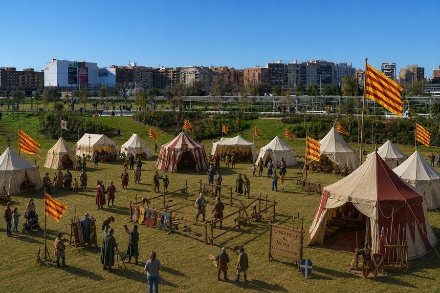 Valencia celebrará el 750 aniversario de Jaume I con un gran campamento medieval, conciertos, exposiciones y recreaciones históricas