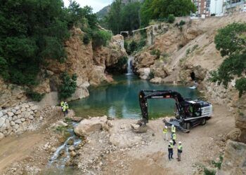 La Poza del Paraíso y la Cueva Turche de Buñol recuperan su entorno tras la DANA con actuaciones para mejorar la seguridad del río