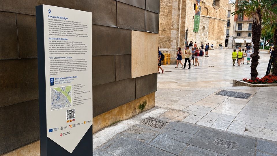 La ruta del Santo Cáliz de Valencia estrena señalización con un recorrido por 12 lugares históricos de la ciudad