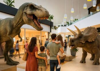 Los dinosaurios vuelven a Valencia en septiembre con una experiencia jurásica gratuita para toda la familia