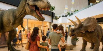 Los dinosaurios vuelven al CC Saler de Valencia.