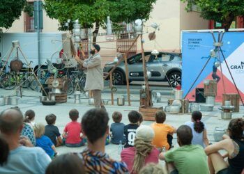 El mundo del circo vuelve a Ciutat vella: una plaza del centro de Valencia acoge talleres y espectáculos circenses gratuitos