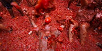 Fiestas de Buñol 2026: programa completo de la Feria, La Tomatina y todos los actos de agosto