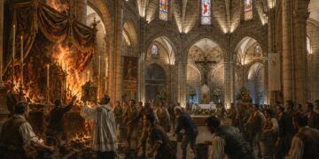 Cuando un cirio provocó un devastador incendio en la Iglesia de Santa Catalina de Valencia durante un Jueves Santo del s. XVI