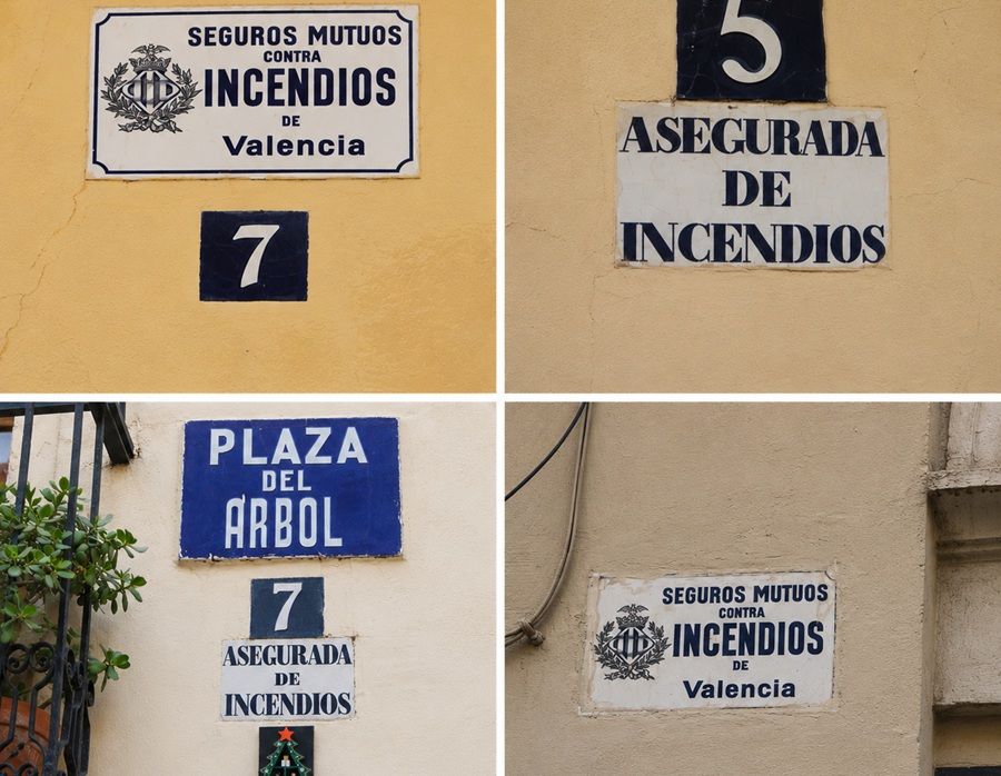 ¿Qué significan las antiguas placas de «Asegurada de Incendios» que todavía vemos en Valencia?