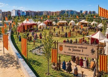 Un gran campamento medieval recreará el mundo de Jaume I en el Parc Central de Valencia para viajar al s. XIII sin salir de la ciudad