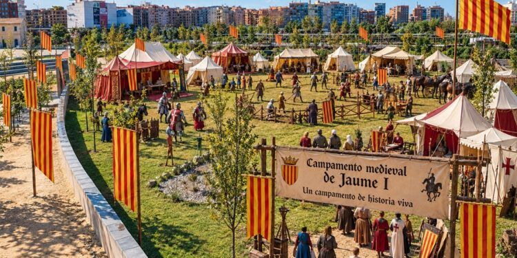 Un gran campamento medieval recreará el mundo de Jaume I en el Parc Central de Valencia para viajar al s. XIII sin salir de la ciudad