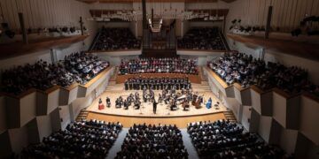 Imagen de un concierto en la Sala Iturbi del Palau de la Música de Valencia.