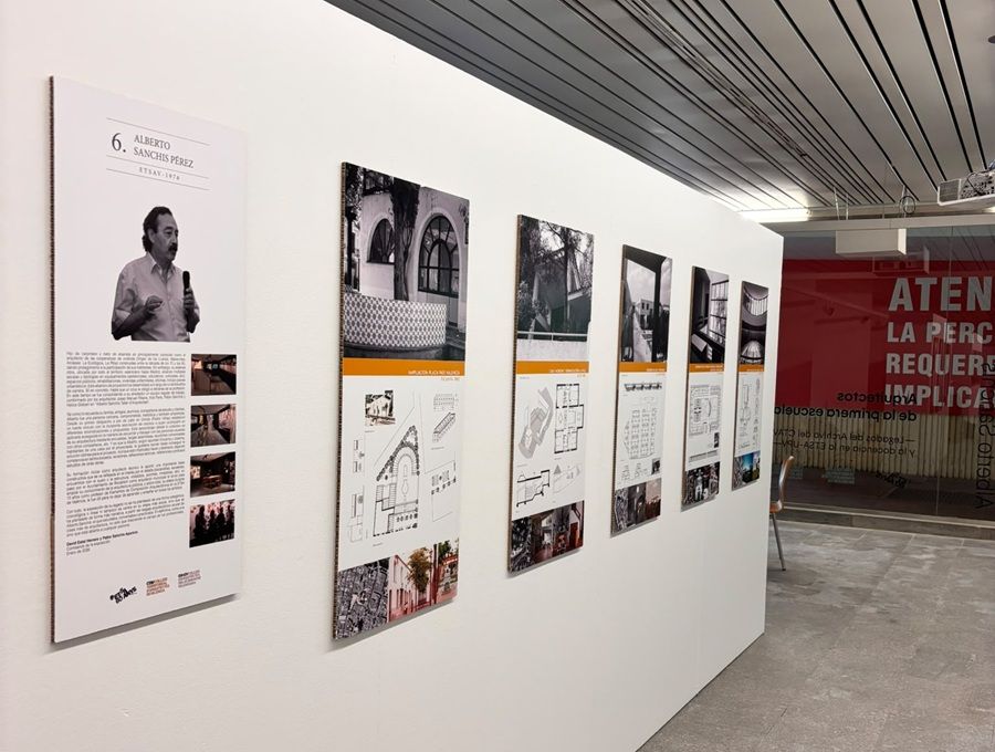 Una exposición gratuita en Valencia reúne por primera vez la obra de los seis arquitectos que marcaron la arquitectura moderna valenciana