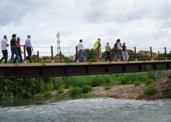 El Parque Fluvial del Turia recupera cuatro de sus pasarelas tras la dana, infraestructuras que no son «a prueba de riadas»
