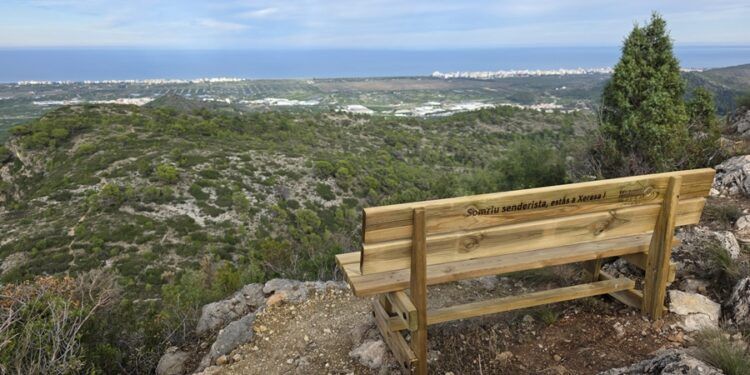 El Mirador del Picaio de Xeresa, un rincón con una espectacular panorámica de la bahía de Tavernes, Xeraco y Gandia
