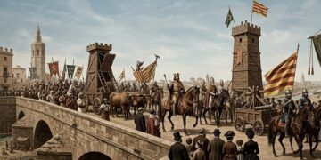 Cuando Valencia celebró la entrada de Jaume I en pleno mes de julio, una gran cabalgata histórica a finales del s. XIX